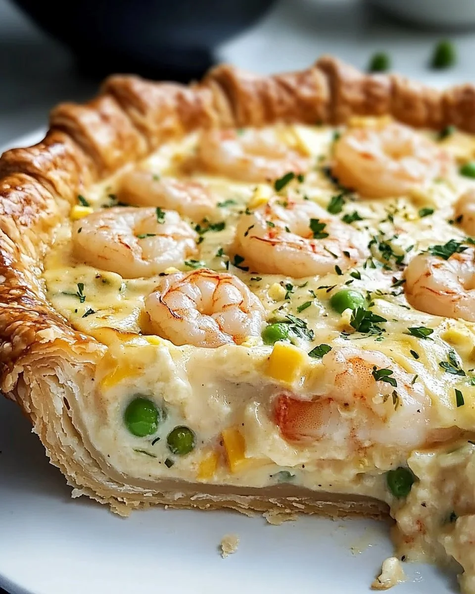 Florida Shrimp Cheddar Pie