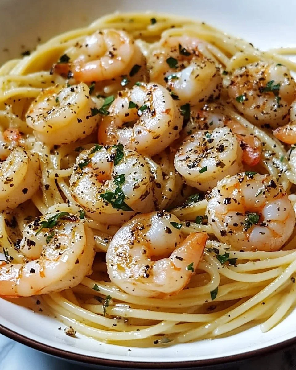 Garlic Shrimp Pasta