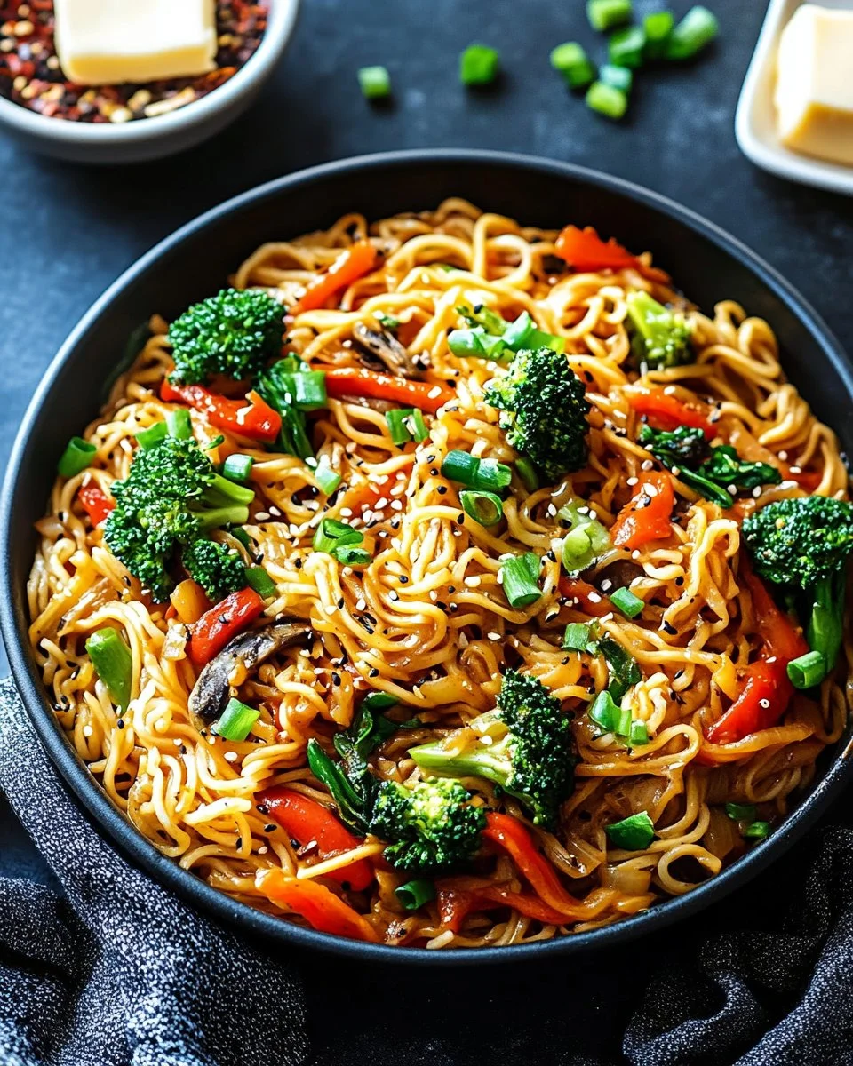 Garlicky Butter Noodle Stir-Fry