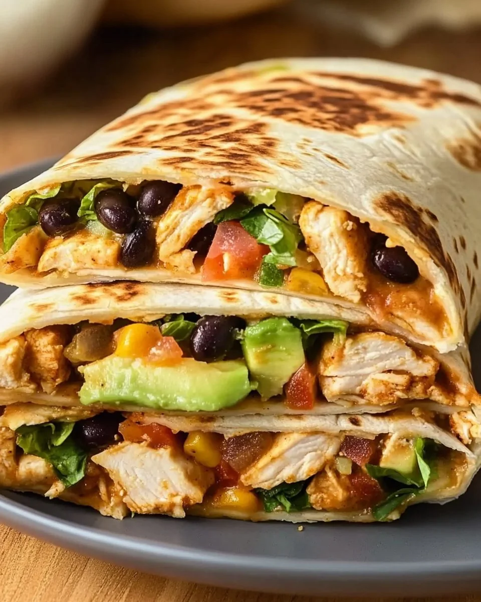 High Protein Chicken Crunch Wrap Supreme