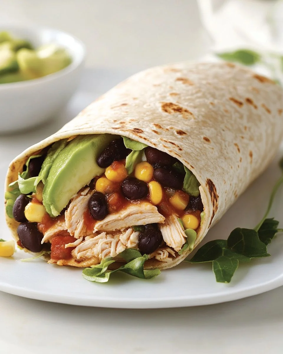 High Protein Chicken Crunch Wrap Supreme