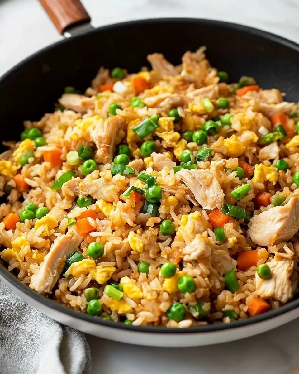 High Protein Chicken Fried Rice