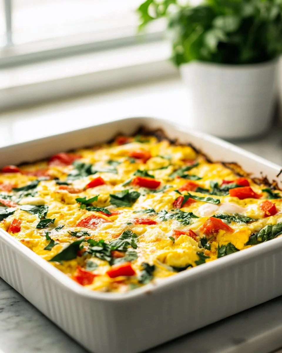 High-Protein Cottage Cheese Egg Bake