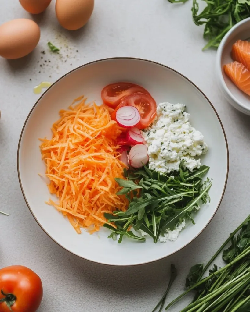 High Protein Wrap High protein wrap filled with fresh vegetables and lean protein.