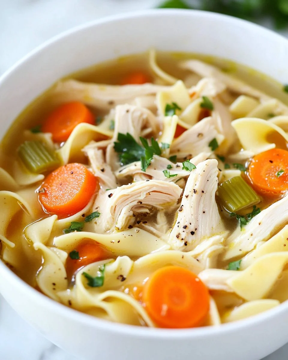 Homemade Chicken Noodle Soup