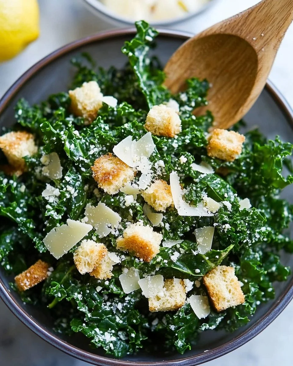 Lemon Parmesan Kale Salad
