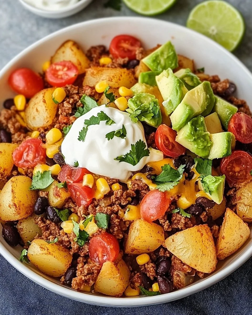 Loaded Potato Taco Bowl