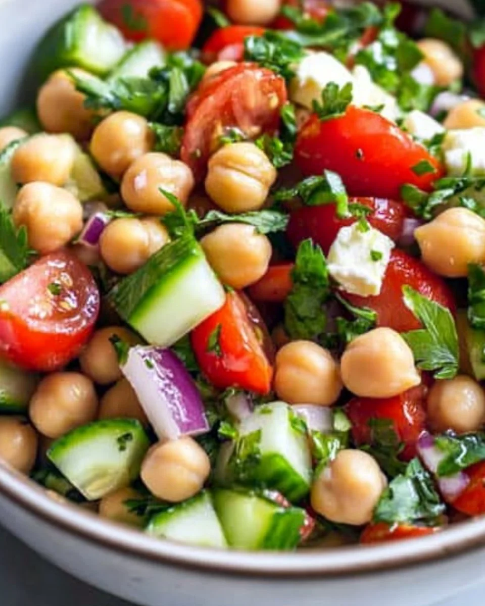 Mediterranean Chickpea Salad