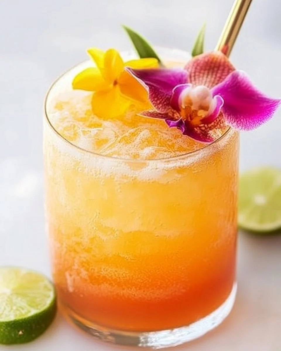 Pineapple Mango Rum Punch Recipe That is Almost too Pretty to Drink