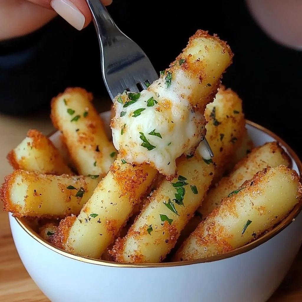 Potato stick with cheese