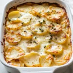 Deliciously cheesy Gratin Potatoes baked to perfection, also known as Potatoes au Gratin.