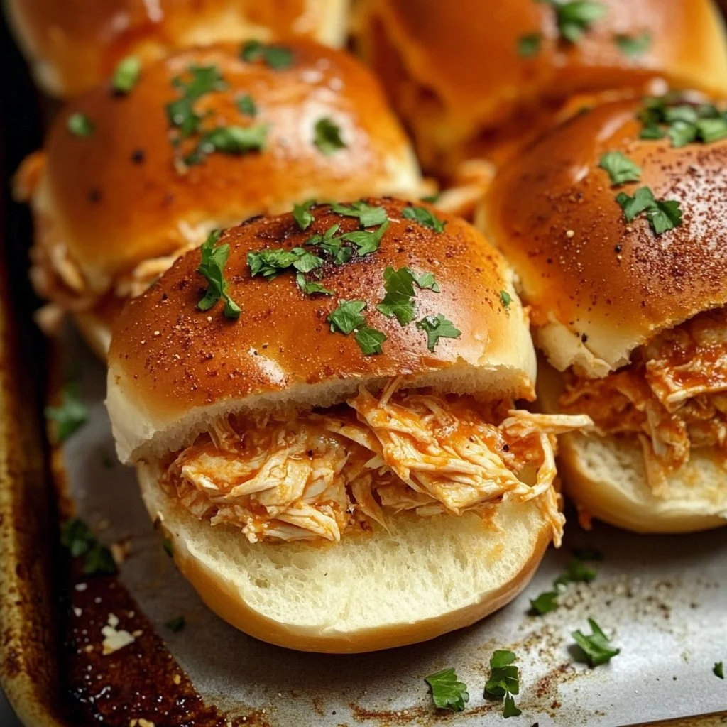 Spicy Buffalo Chicken Sliders