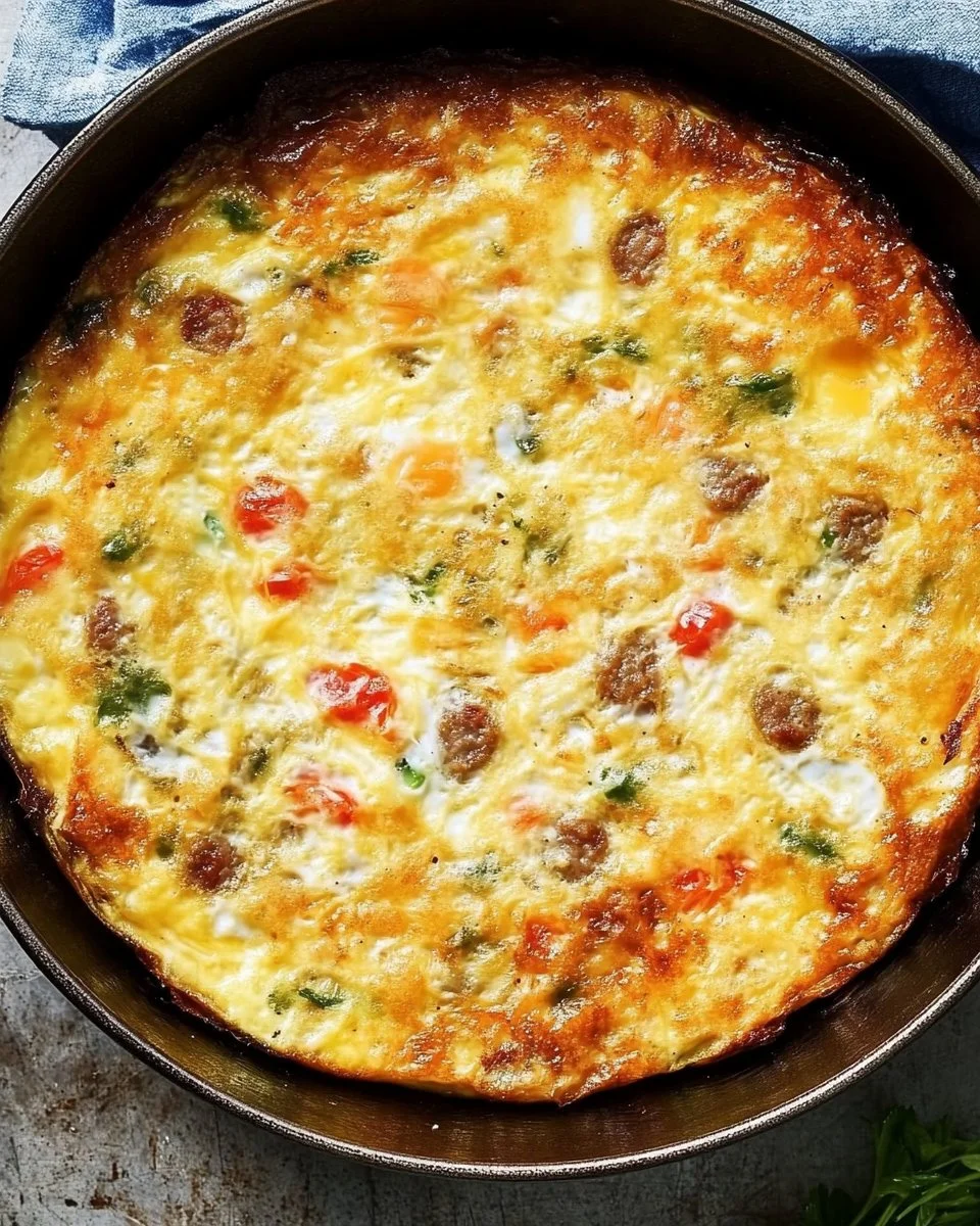 The Best Baked Sausage Frittata