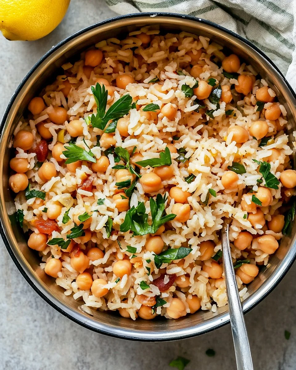 Wholesome Mediterranean Rice and Beans
