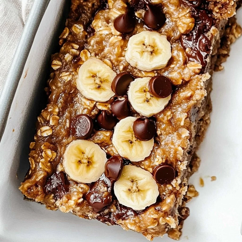 4 Ingredient Peanut Butter Banana Bars