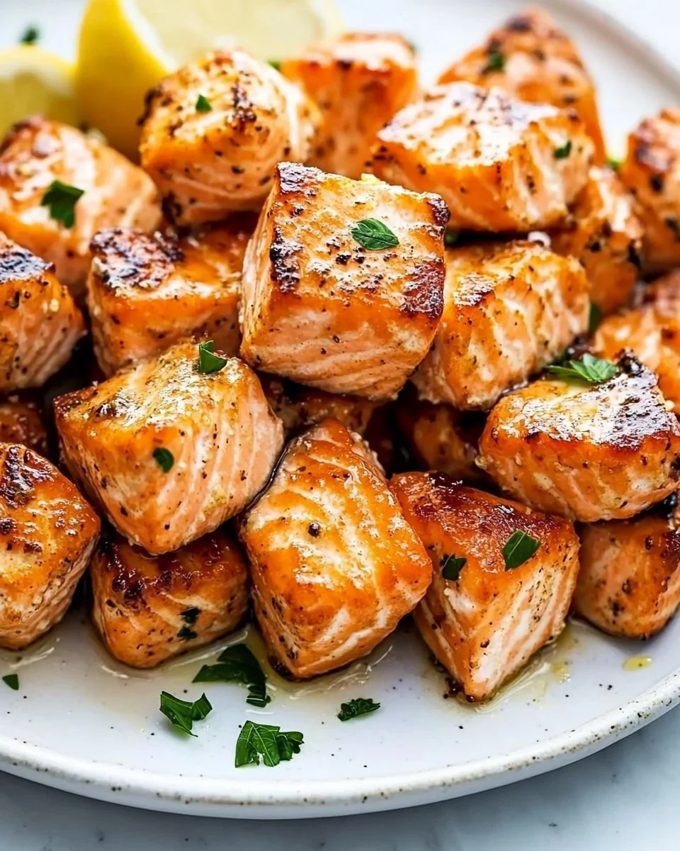 Air Fryer Salmon Bites