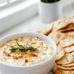 A selection of flavorful appetizer dips served in bowls.