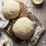 Artisan pizza dough for making crispy, chewy, and bubbly pizza crust