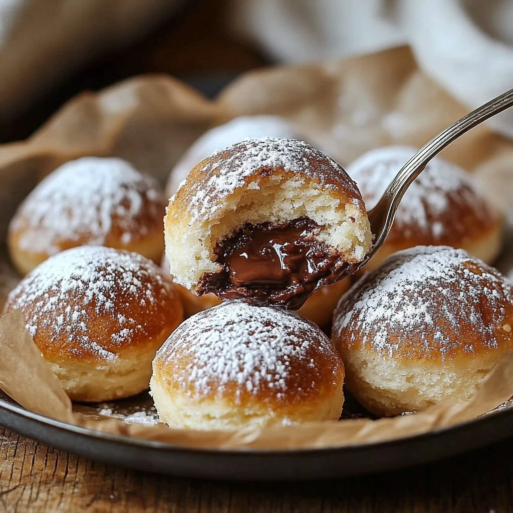 Baked Nutella Bombs