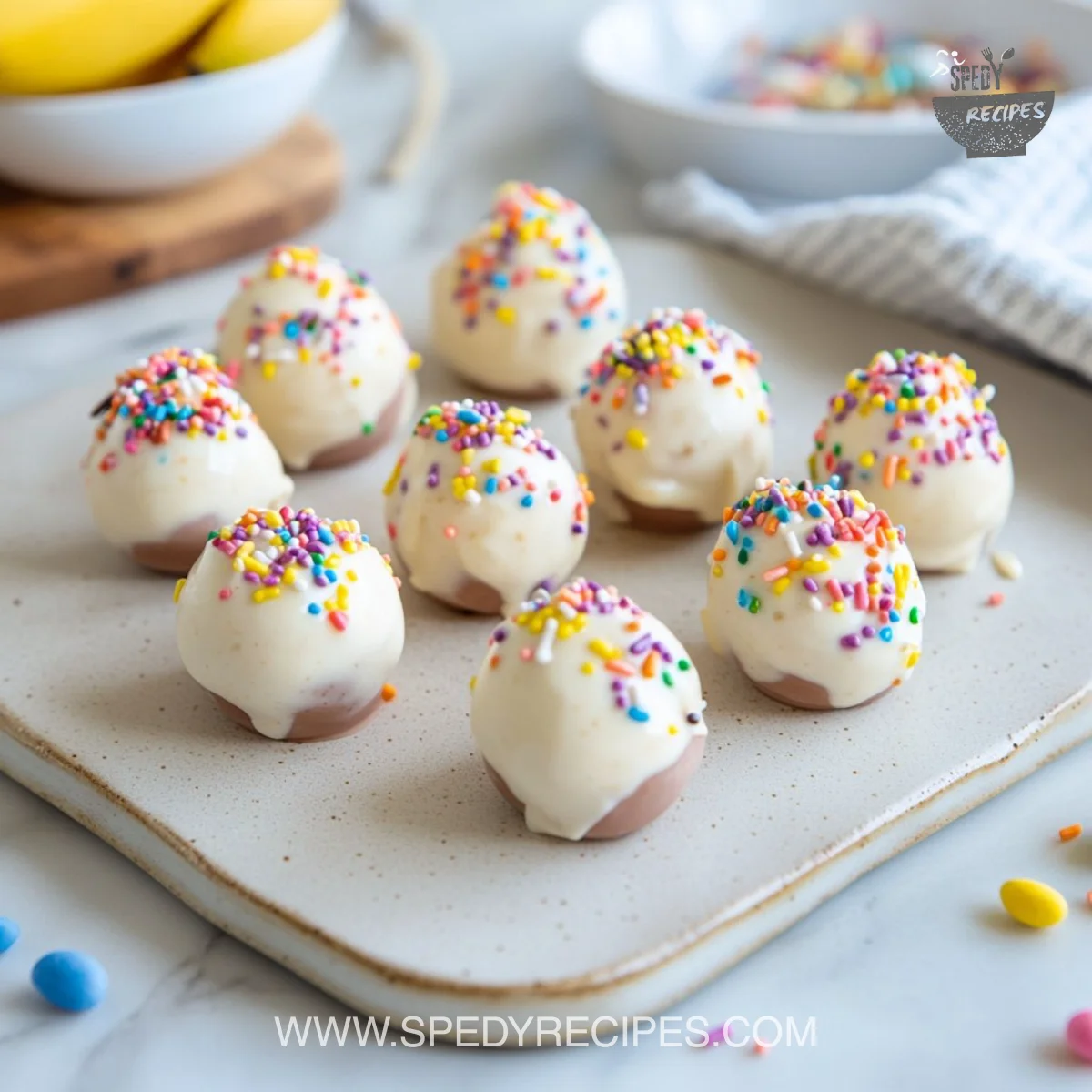 Banana Pudding Easter Truffles