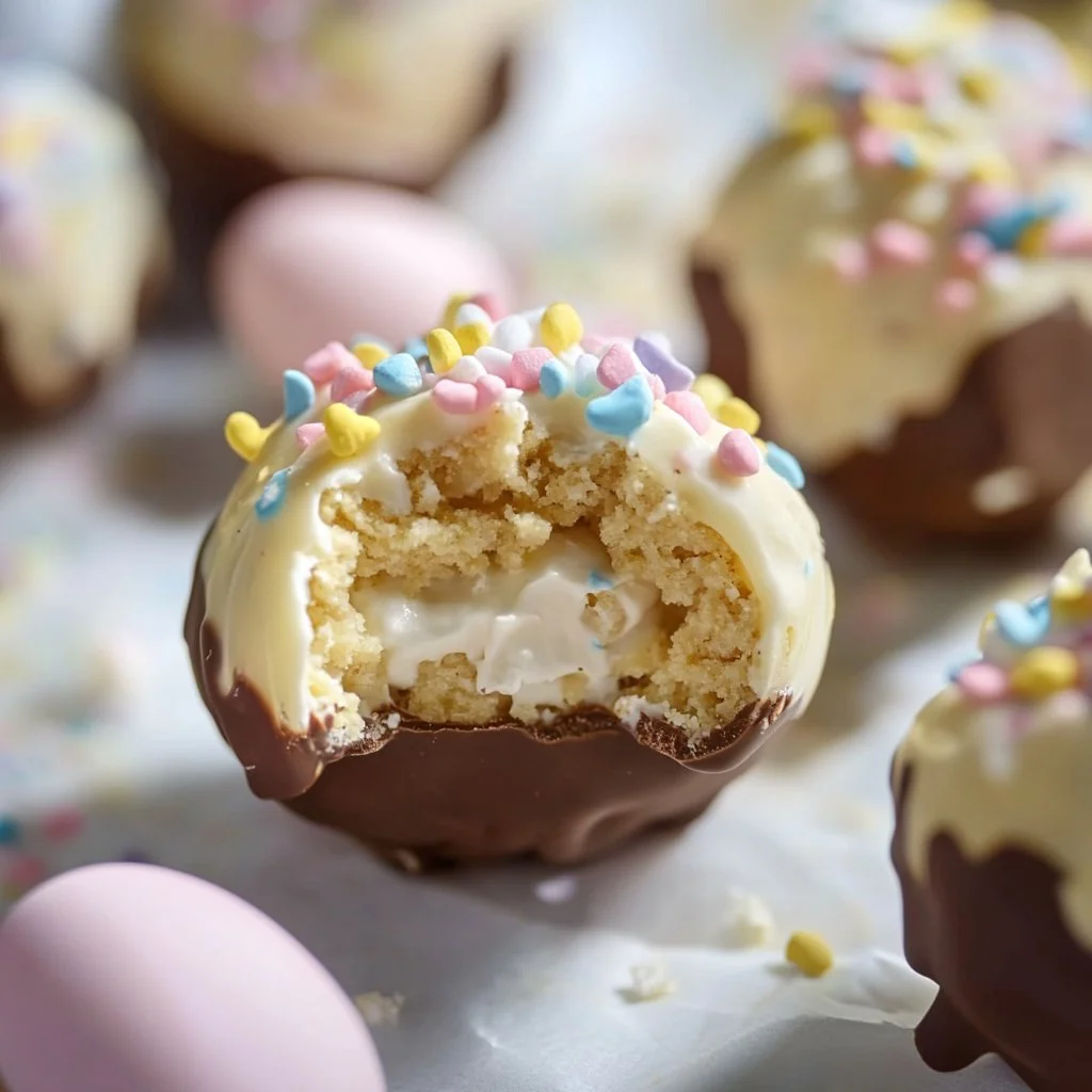 Banana Pudding Easter Truffles