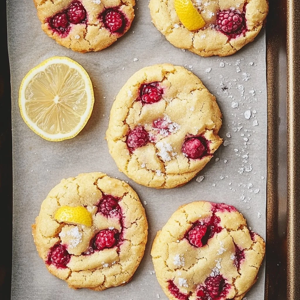 Lemon Raspberry Cookies