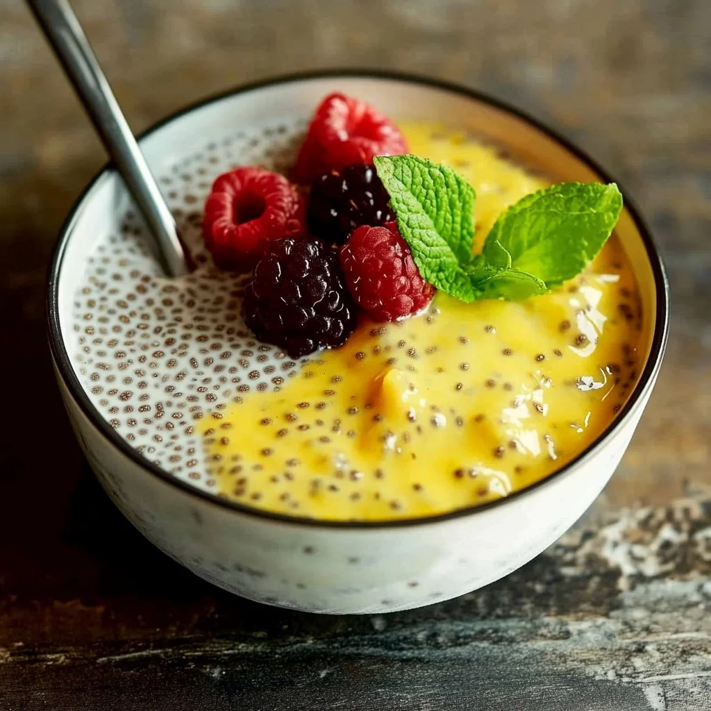 Lemon Curd Chia Pudding
