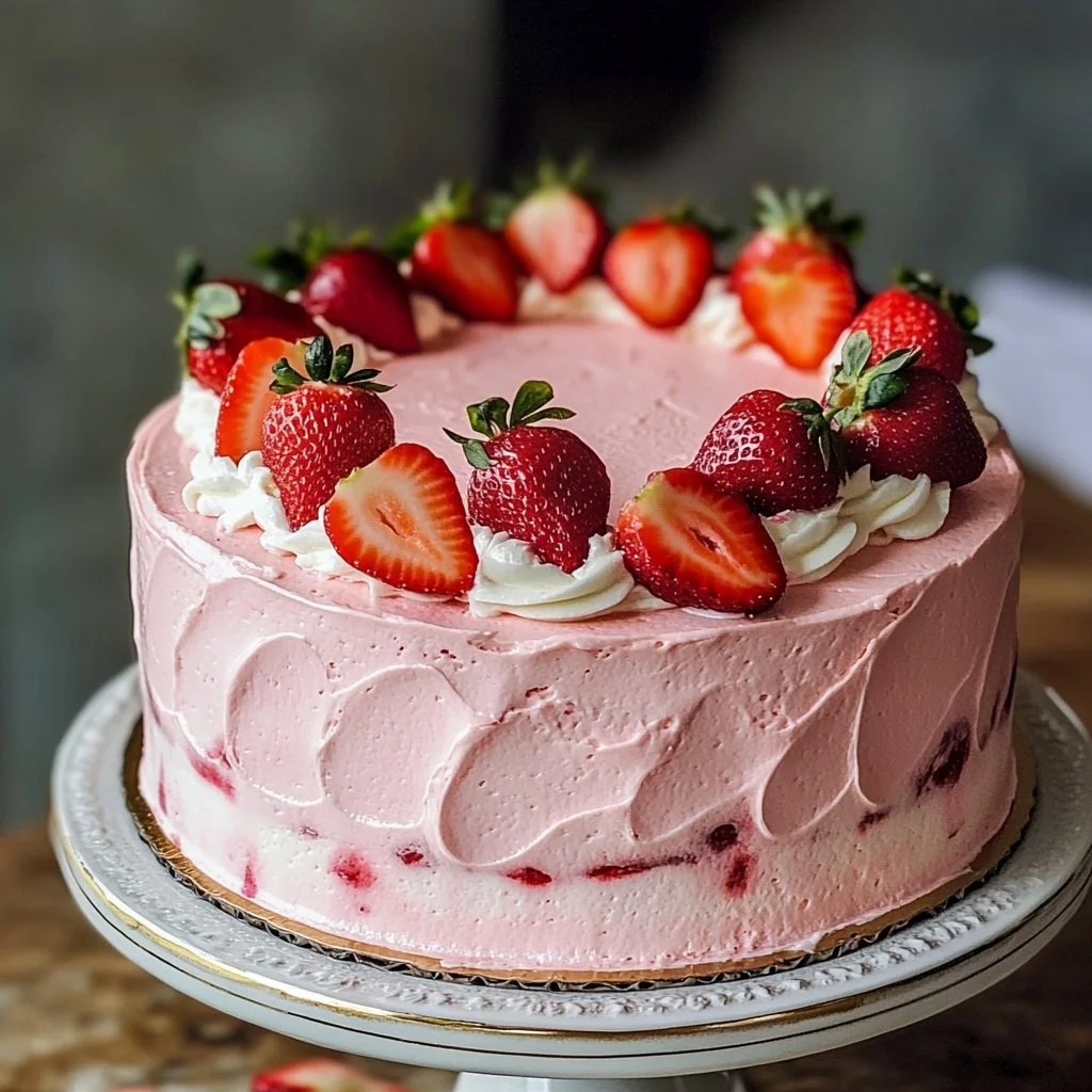Best Ever Strawberry Cake