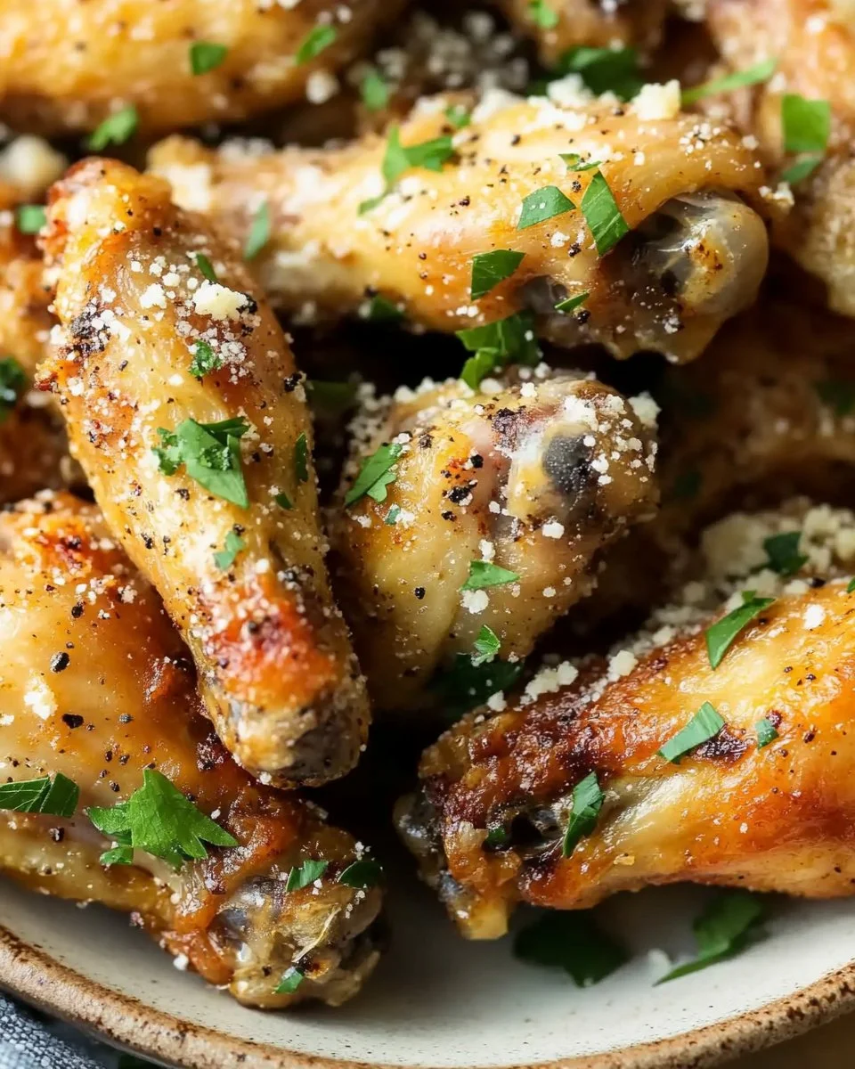 BEST Garlic Parmesan Wings