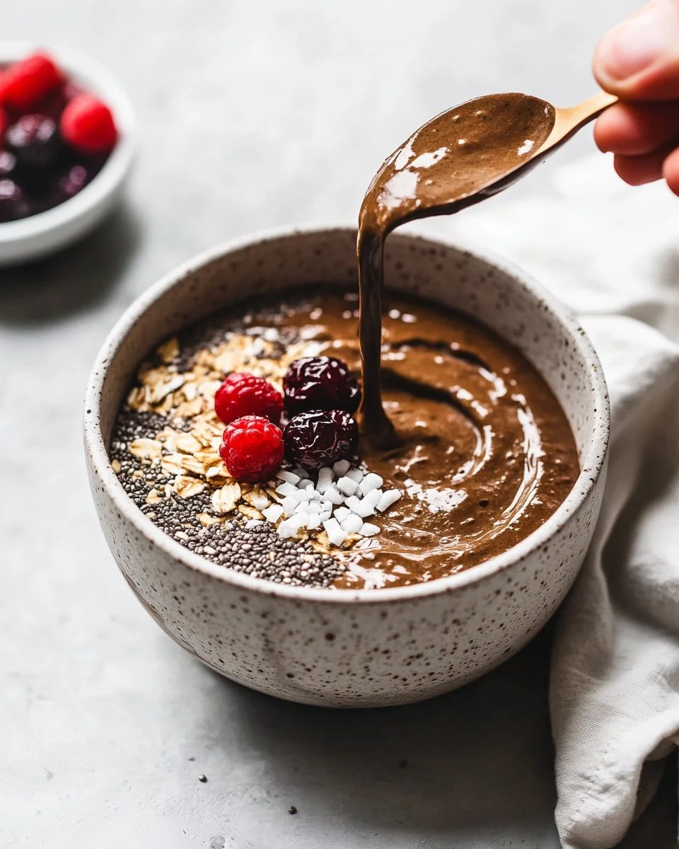 Brownie batter overnight oats