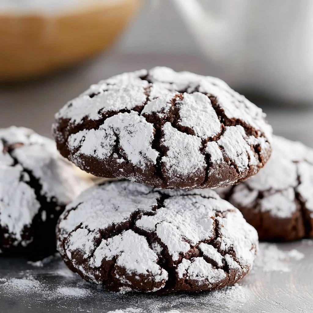 Chocolate Crinkle Cookies