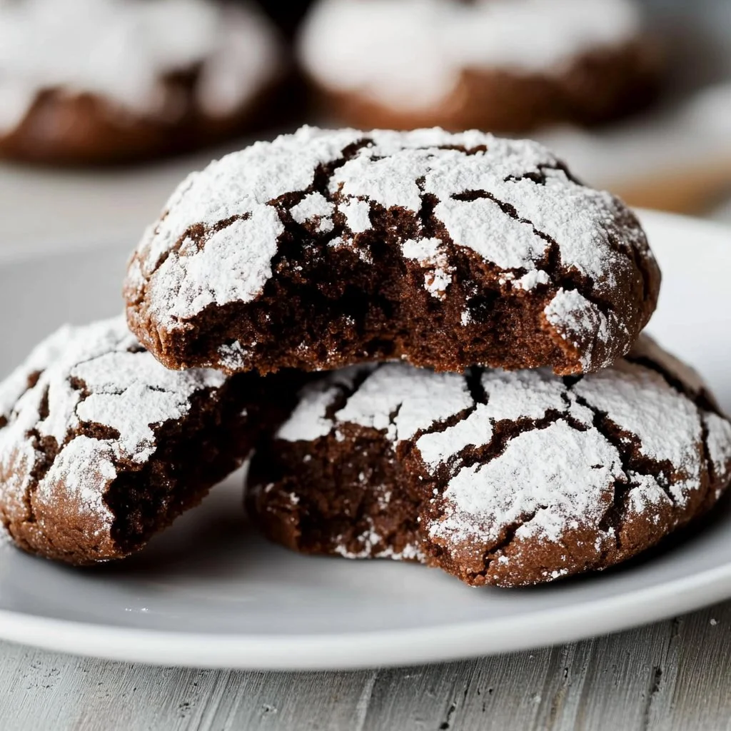 Chocolate Crinkle Cookies
