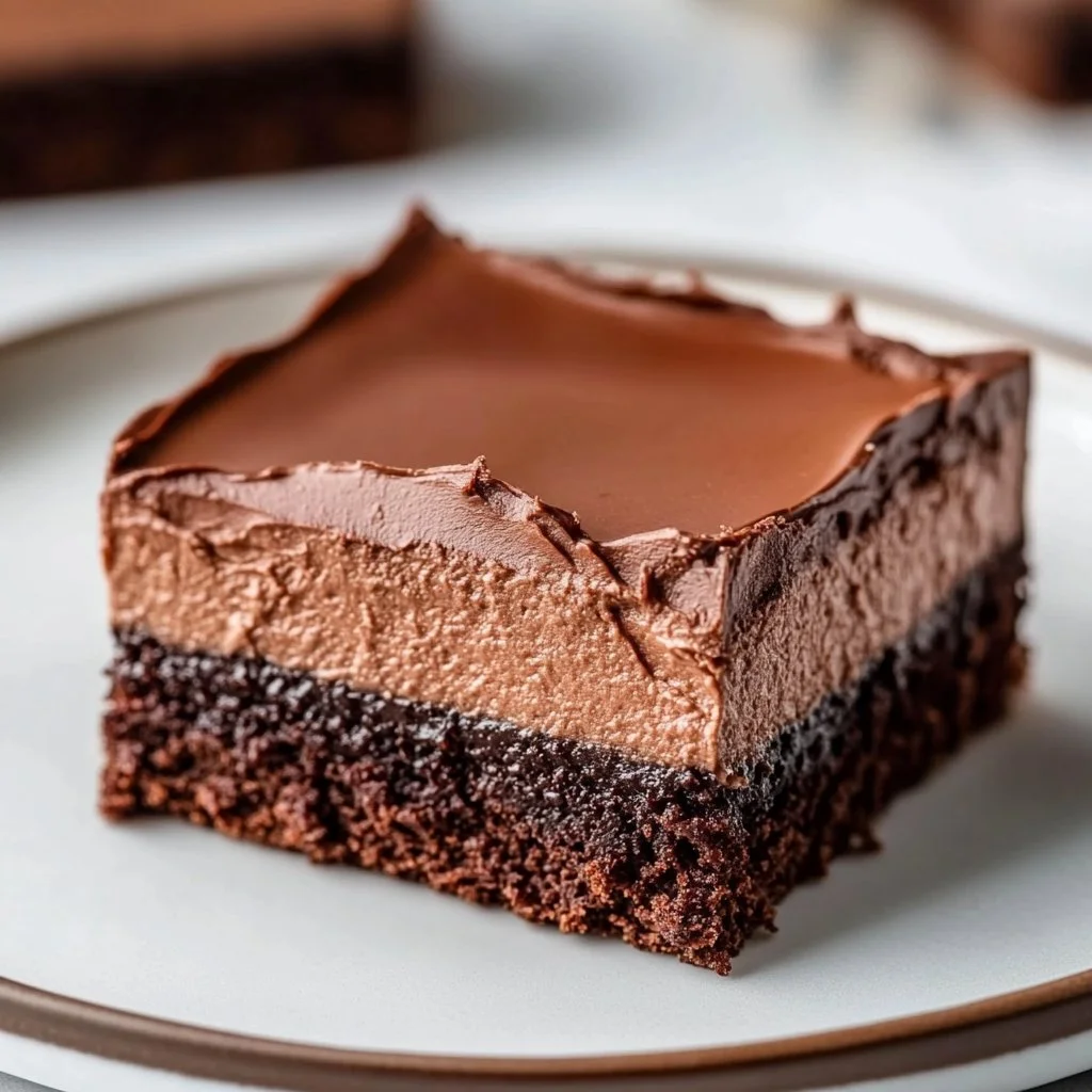 Chocolate Mousse Brownies