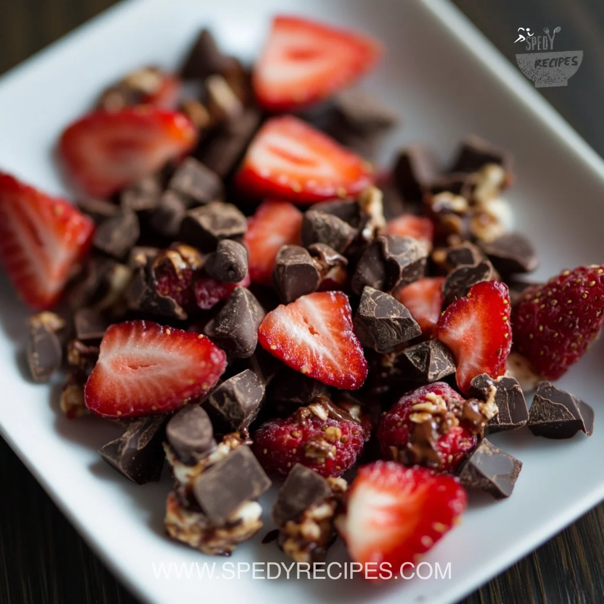 Chocolate Strawberry Yogurt Clusters