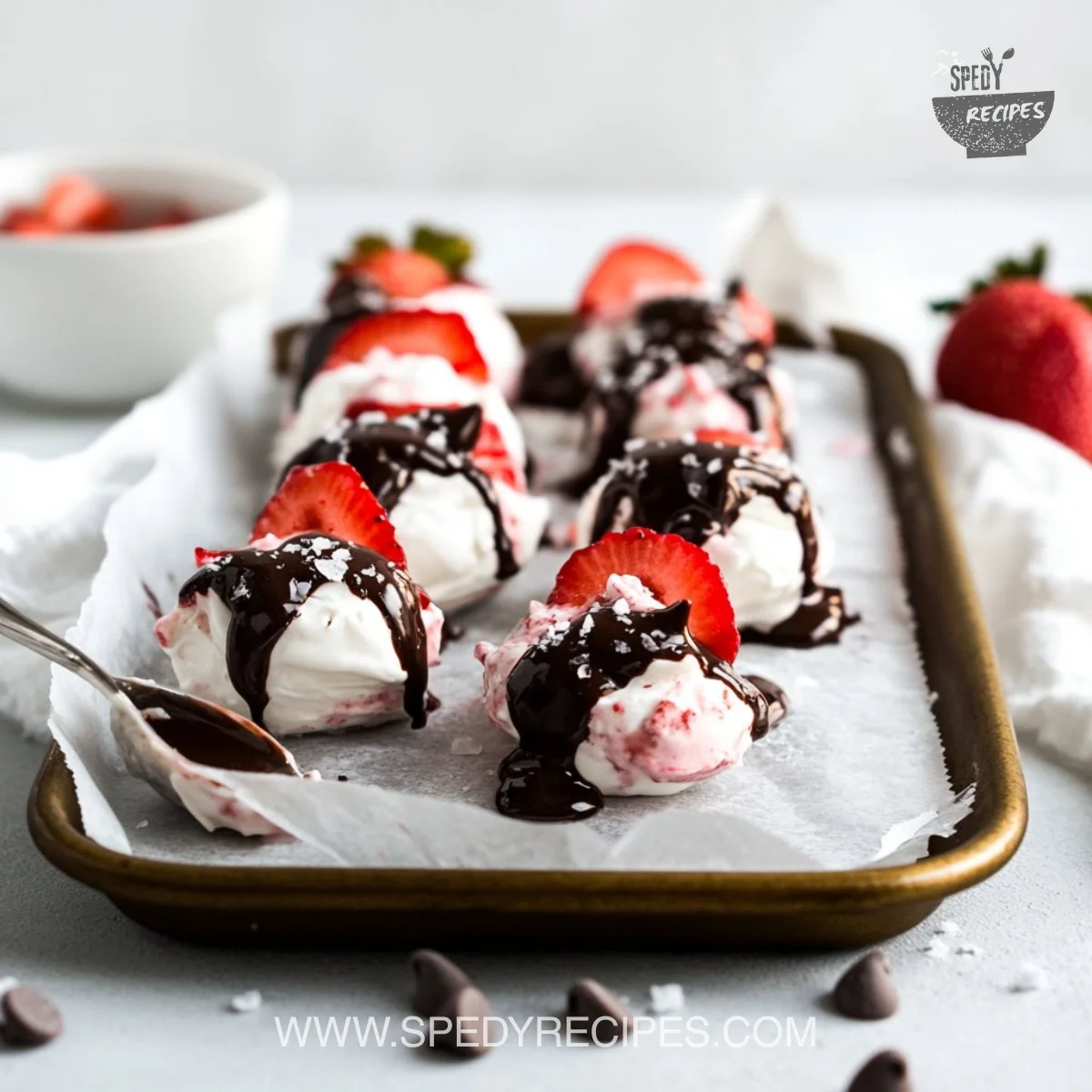 Chocolate Strawberry Yogurt Clusters (Viral Recipe!)