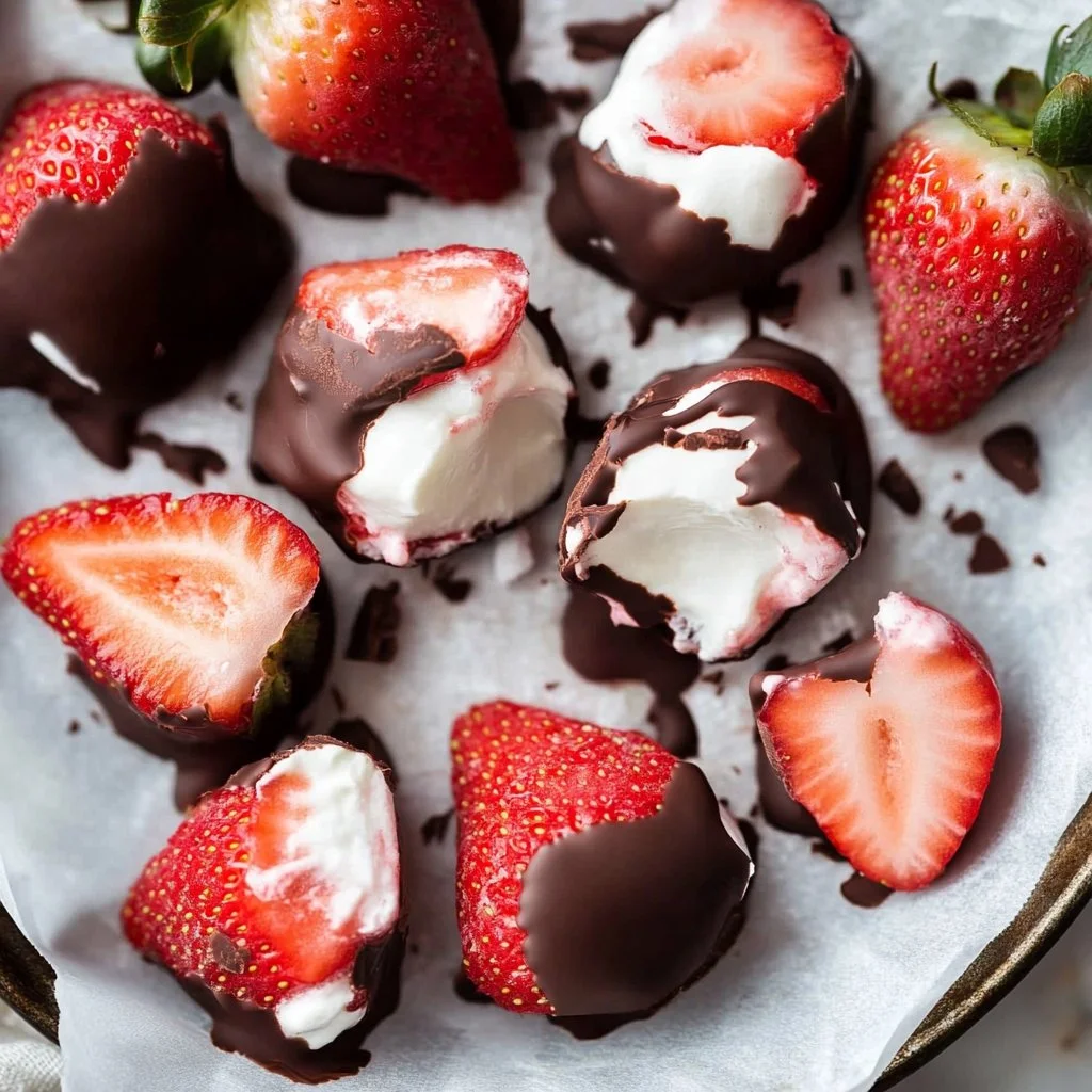 Chocolate Strawberry Yogurt Clusters (Viral Recipe!)
