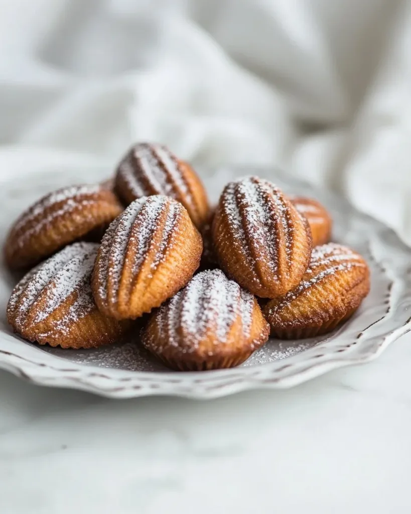 Cinnamon Madeleines Cinnamon Madeleines warm baked treats with a hint of spice