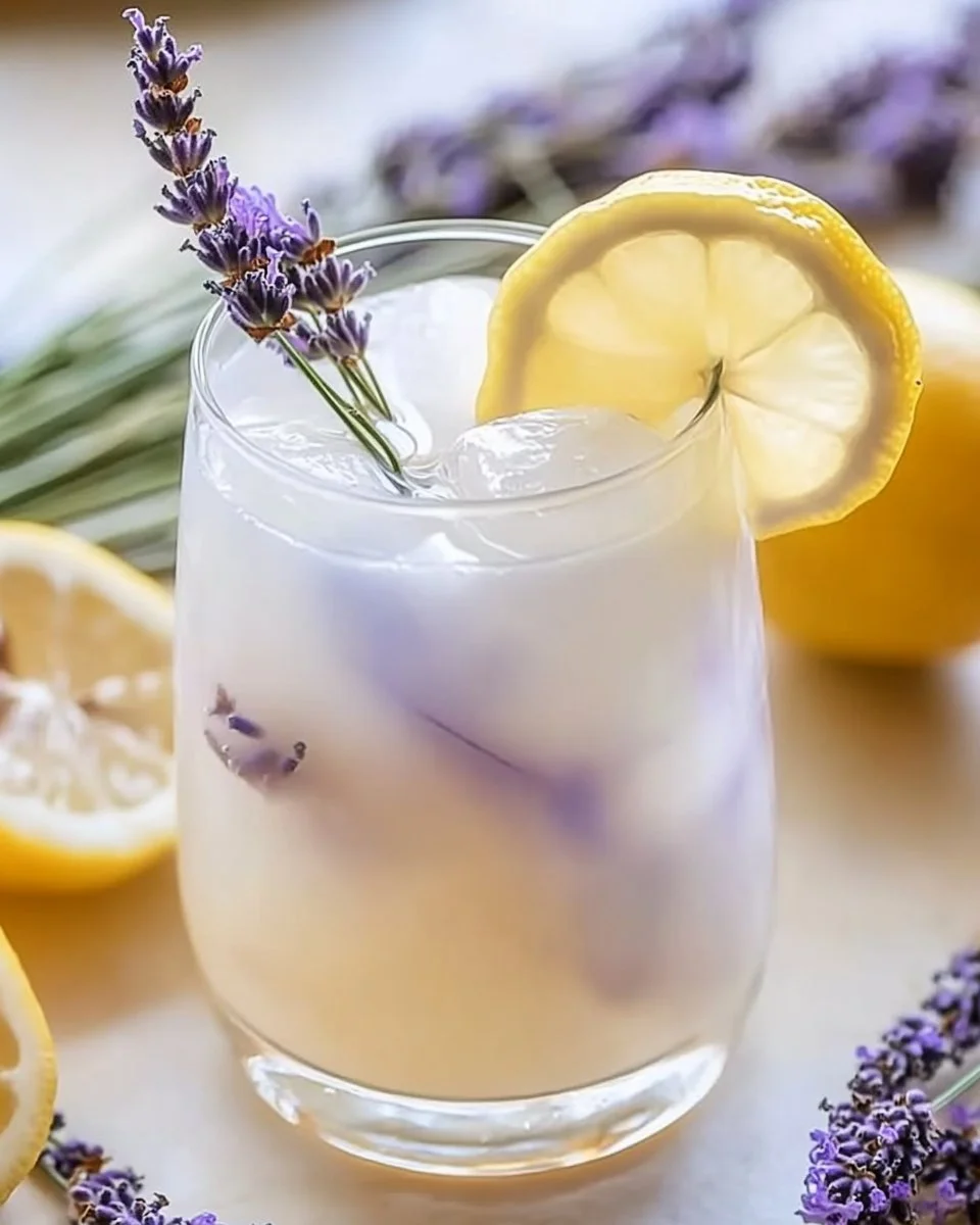 Coconut Lavender Lemonade Mocktail