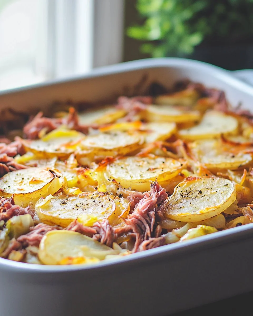 Corned Beef and Cabbage Casserole