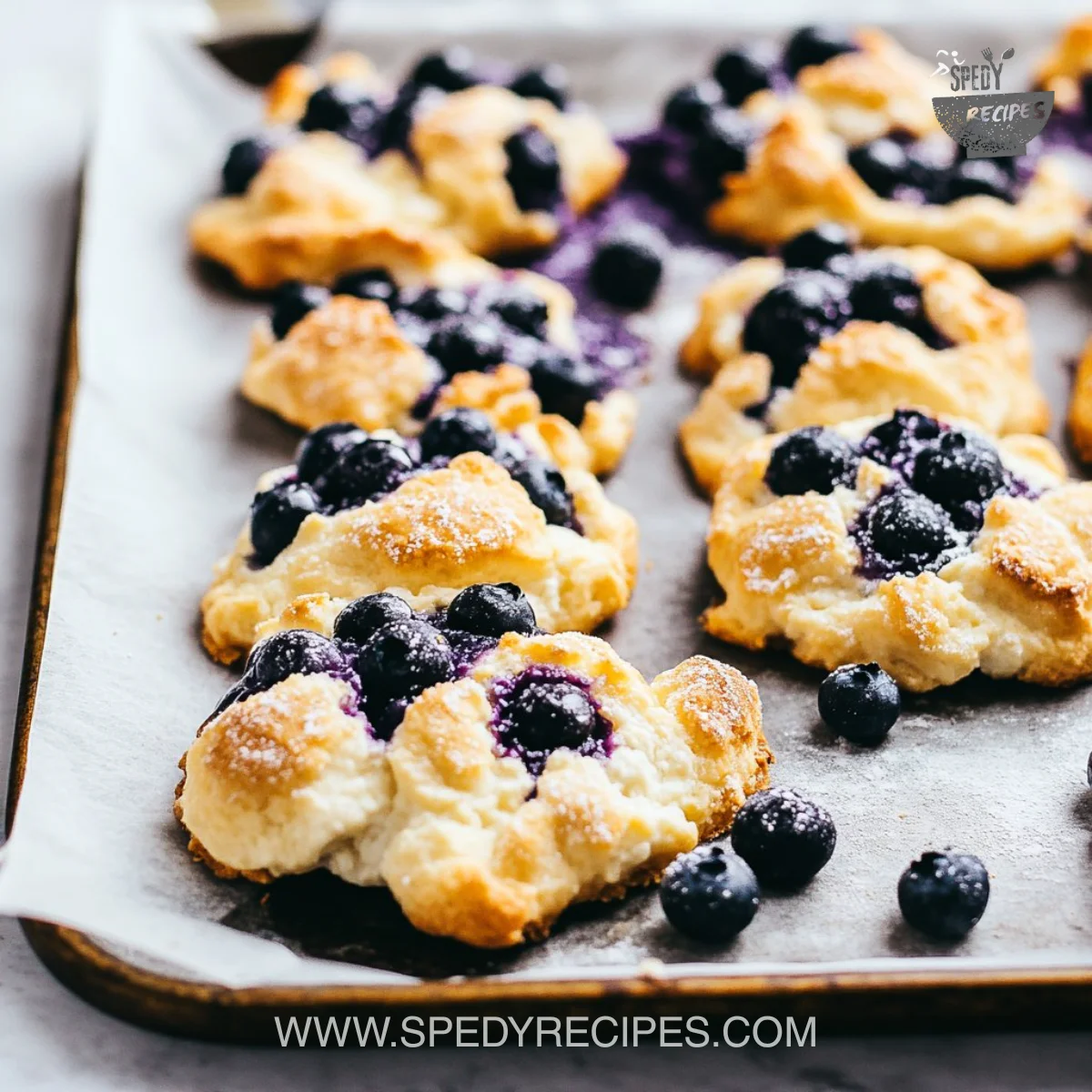 Cottage Cheese Blueberry Cloud Bread