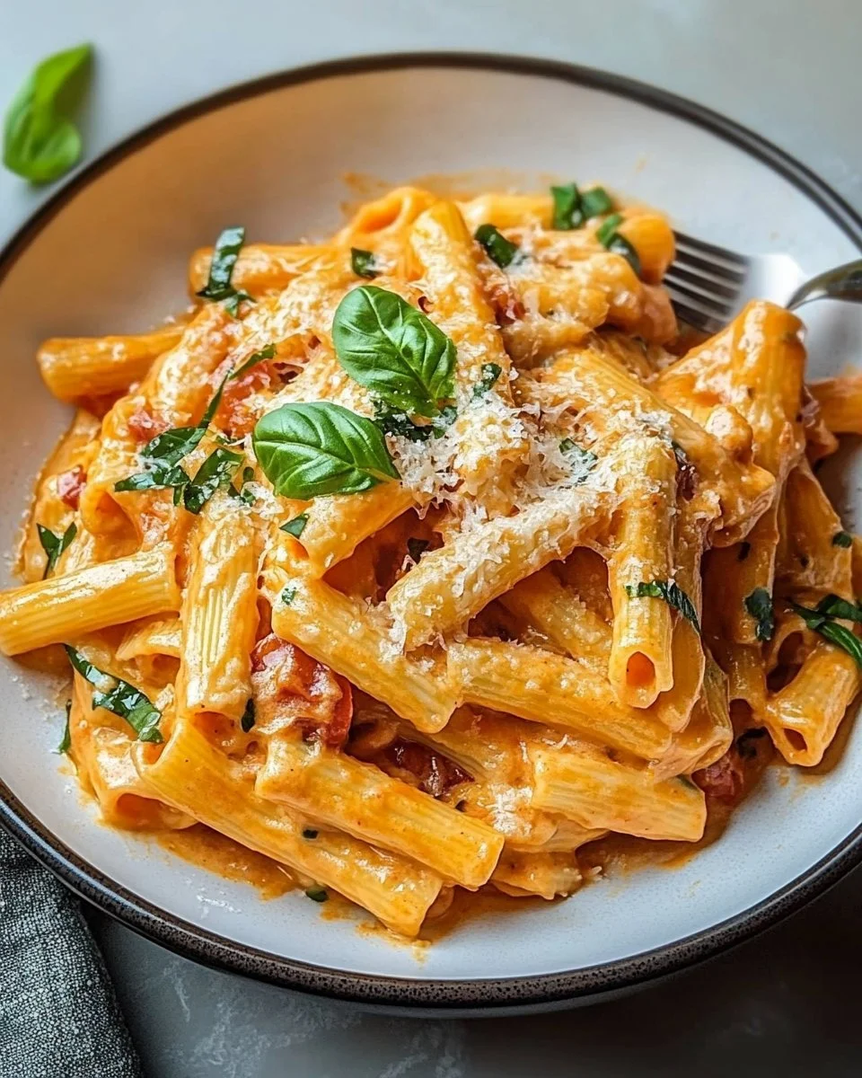 Creamy Tomato Garlic Pasta