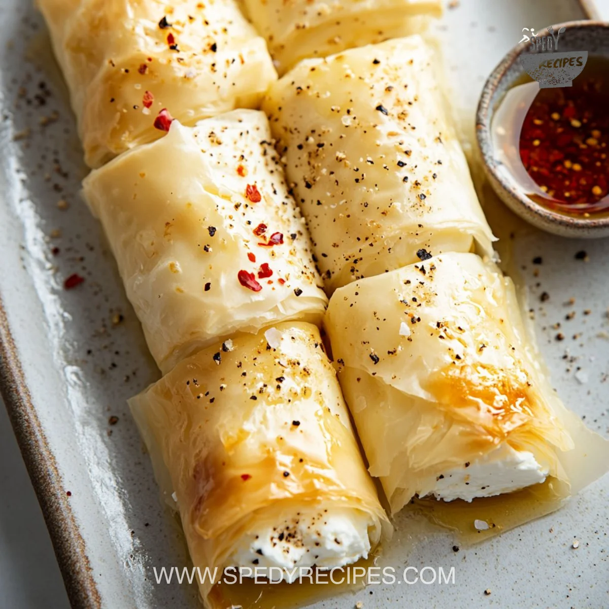 Crispy Feta Rolls