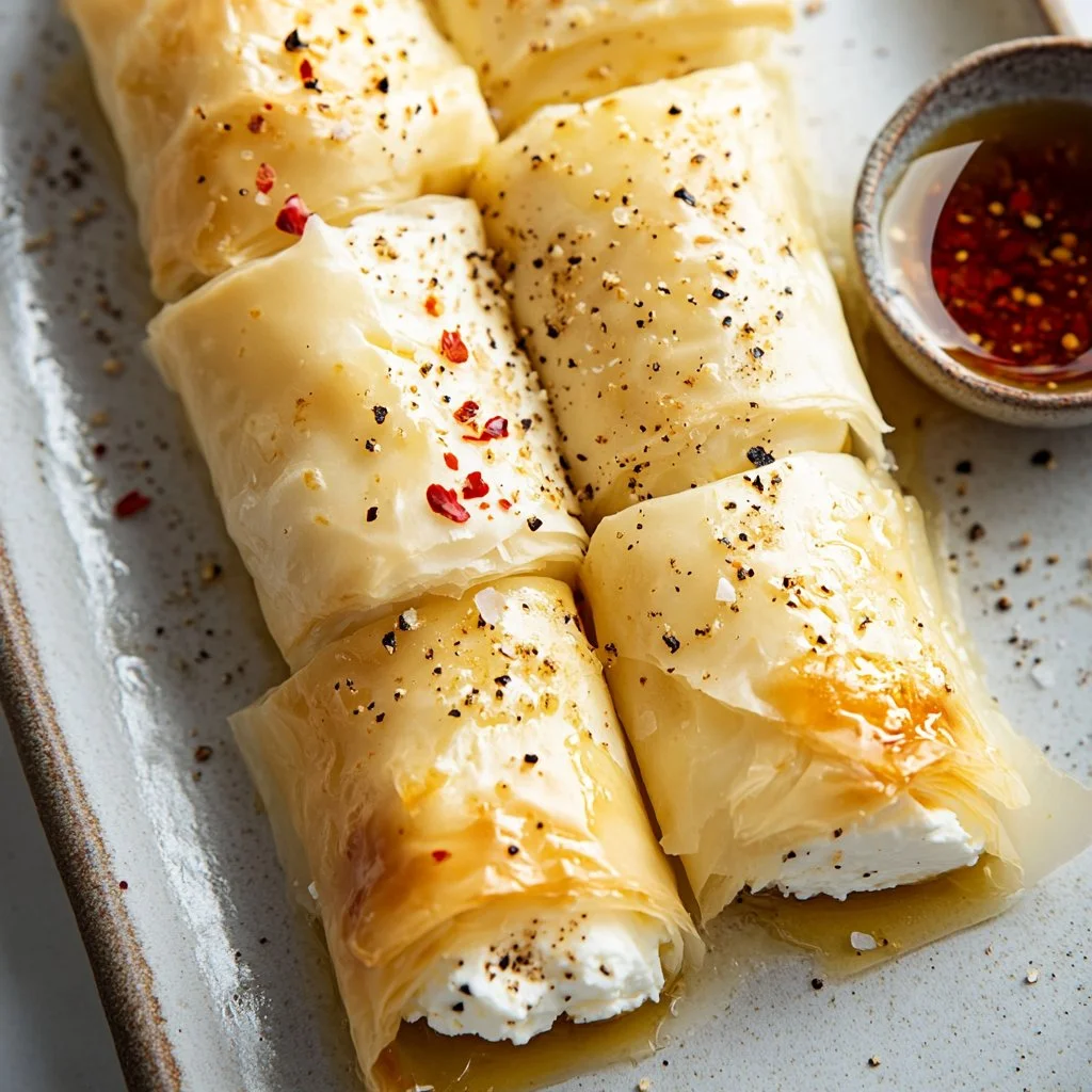 Crispy Feta Rolls