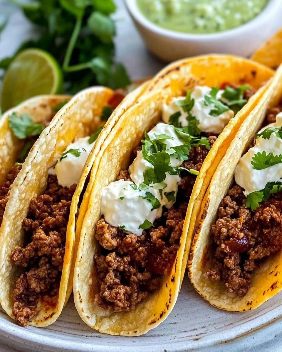 Crispy Ground Beef Tacos