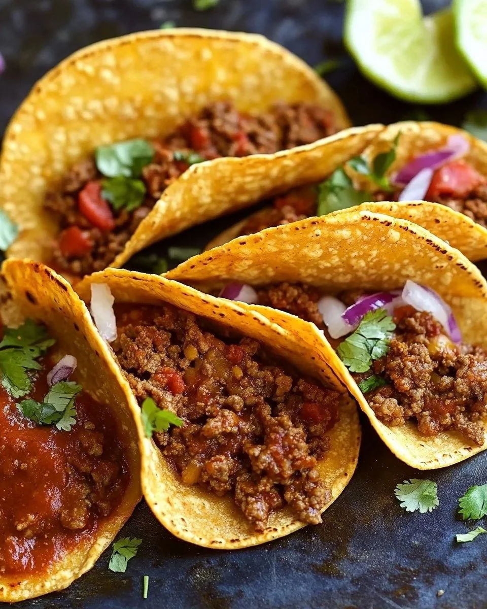 Crispy Ground Beef Tacos