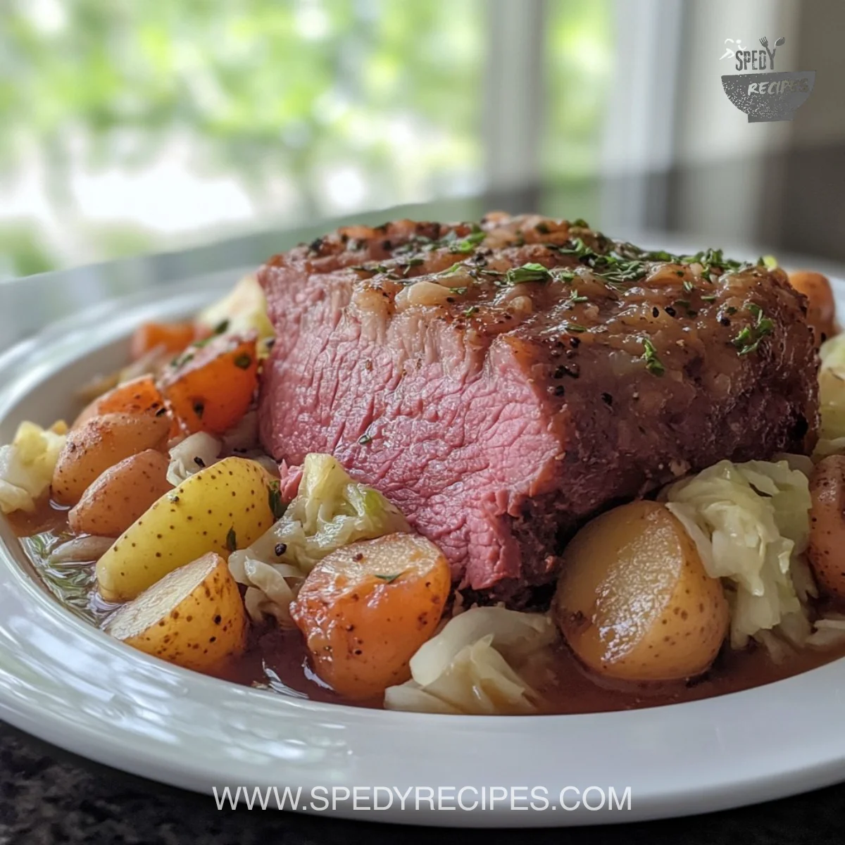 Crockpot Corned Beef and Cabbage Recipe