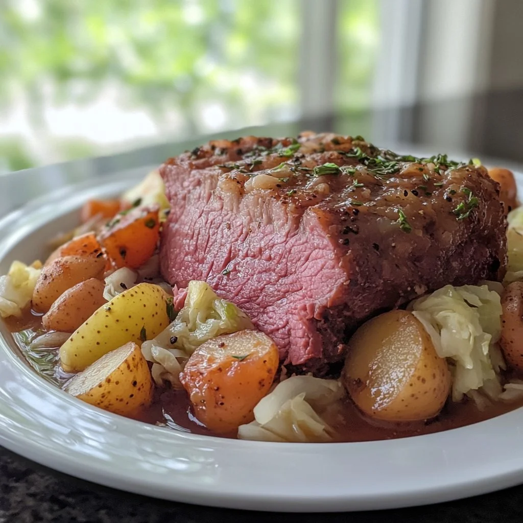 Crockpot Corned Beef and Cabbage Recipe