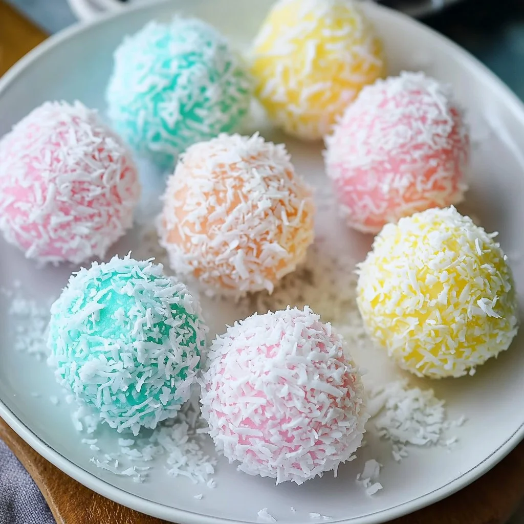 Easter Bunny Coconut Tails – A Sweet No-Bake Treat!