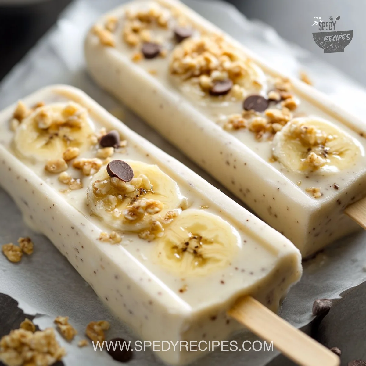 Frozen Yogurt Banana Pops