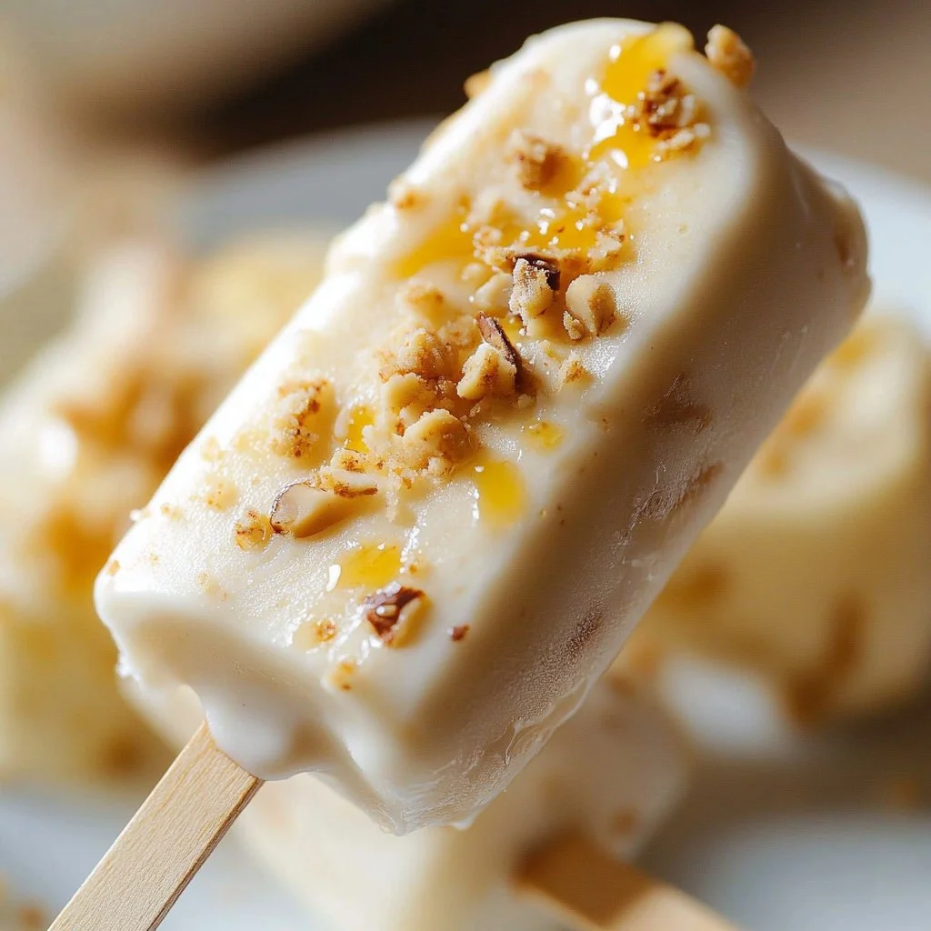 Frozen Yogurt Banana Pops
